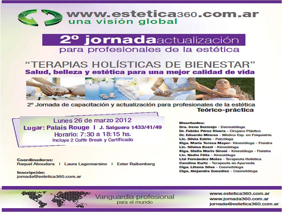 Conferencia en 2da Jornada de Actualizaci�n en Est�tica 360